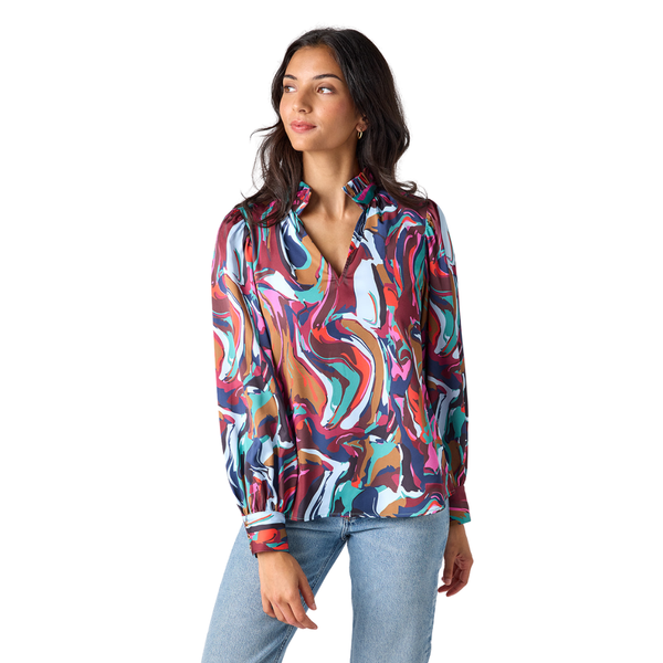 Crosby Lyla Blouse Color Current