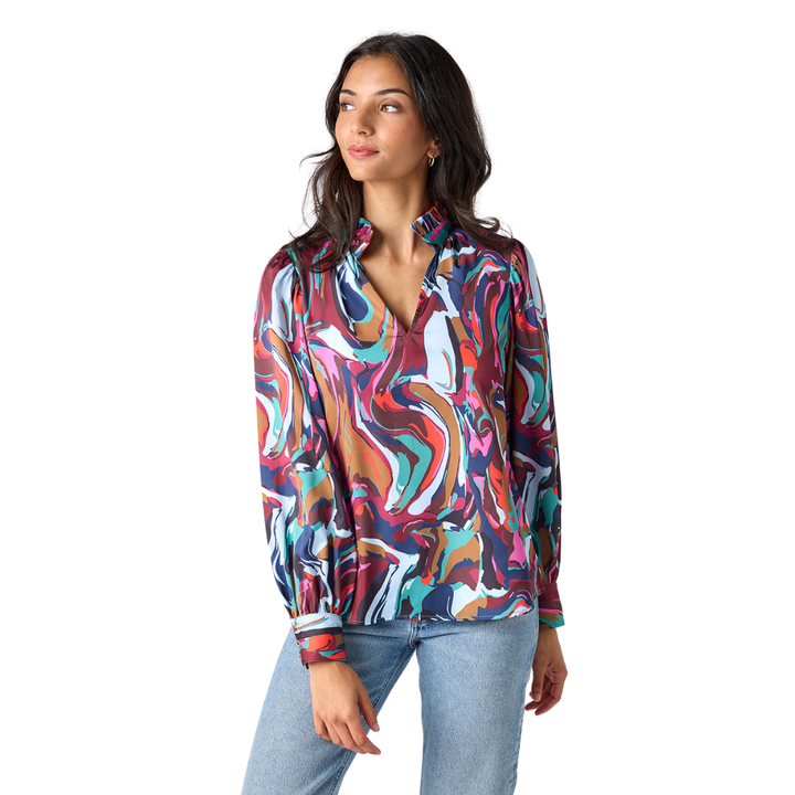 Crosby Lyla Blouse Color Current