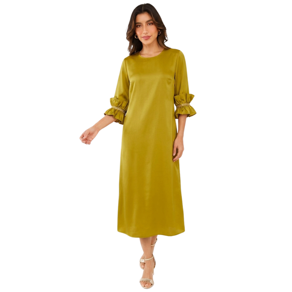 Abbey Glass Bronwyn Gown Olive