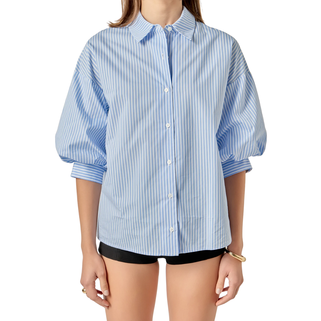 Sky Stripe Balloon Top