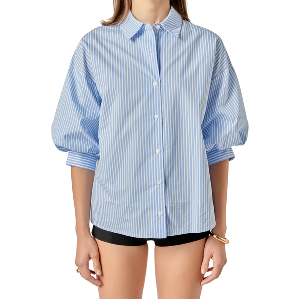 Sky Stripe Balloon Top