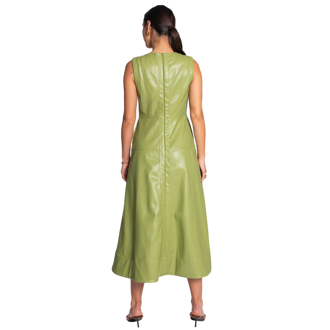 Elizabeth James Claire Dress Olive