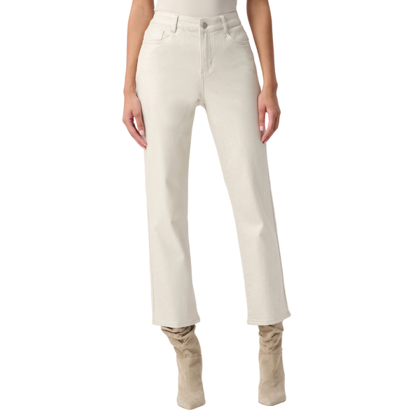 Joseph Ribkoff Straight Metallic Jeans