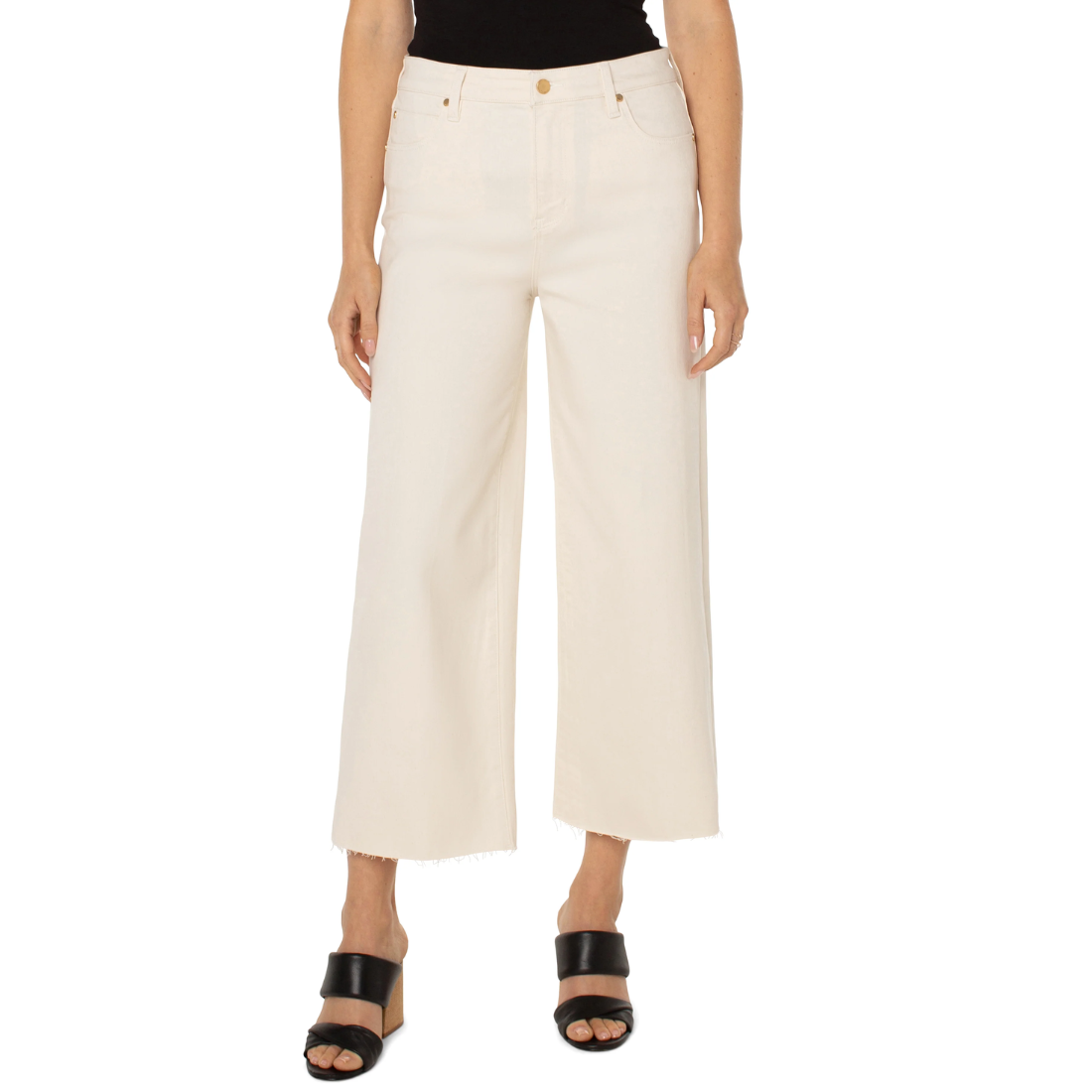 Liverpool Stride Wide Leg Jean Seaside Dune