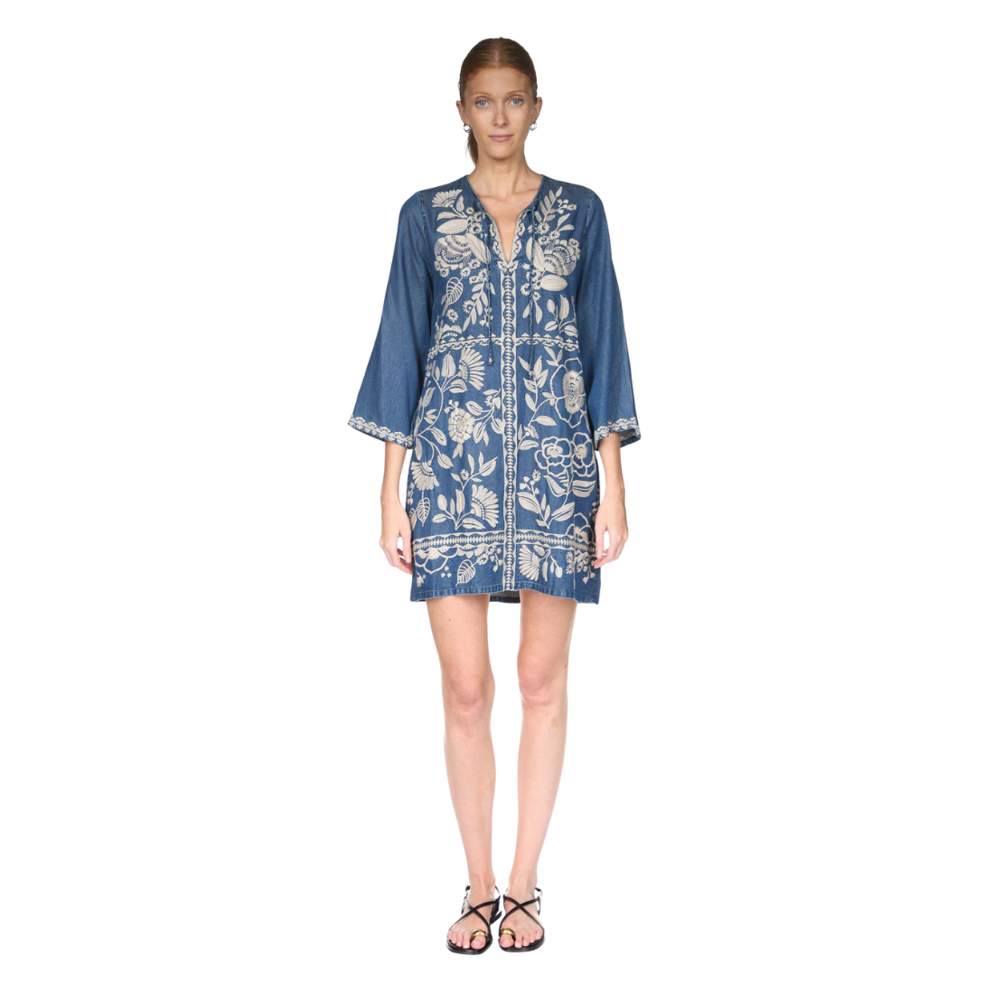 Johnny Was Kimono Sleeve Dress Lucinda