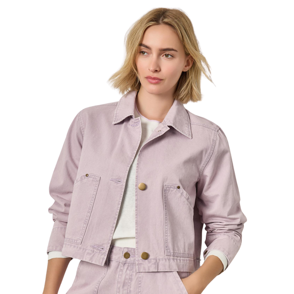 Lilla P Twill Utility Jacket Thistle