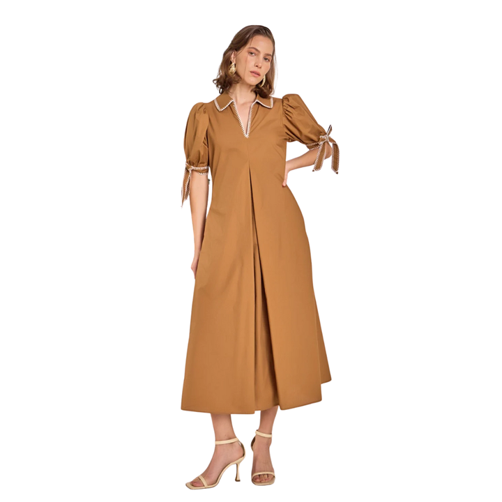 Sepia Stitch Dress