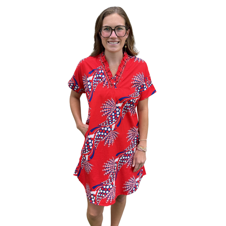 Maude Vivante Alana Dress Patriotic