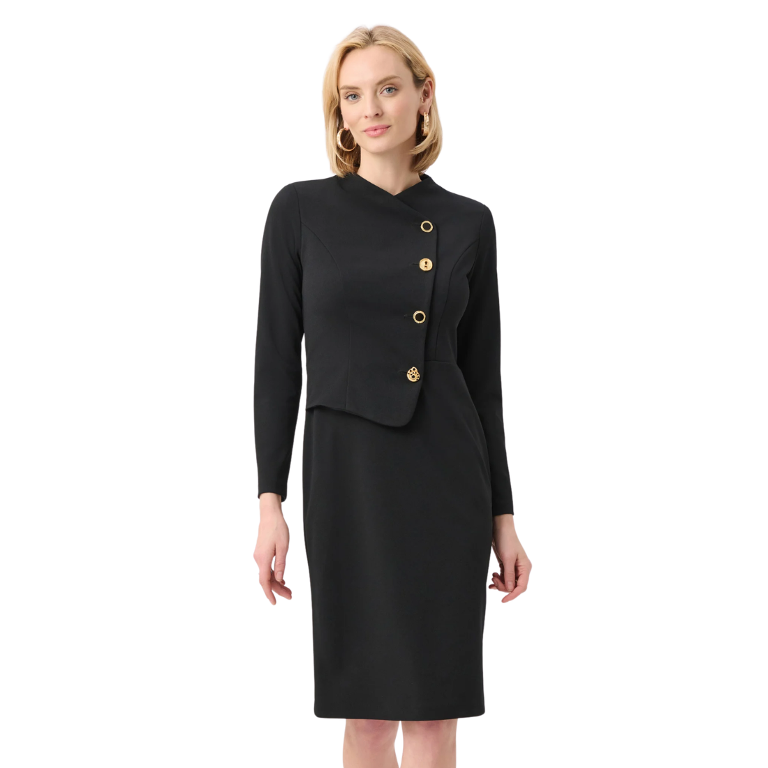Joseph Ribkoff Scuba Crepe Sheath Dress