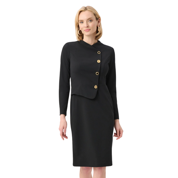 Joseph Ribkoff Scuba Crepe Sheath Dress