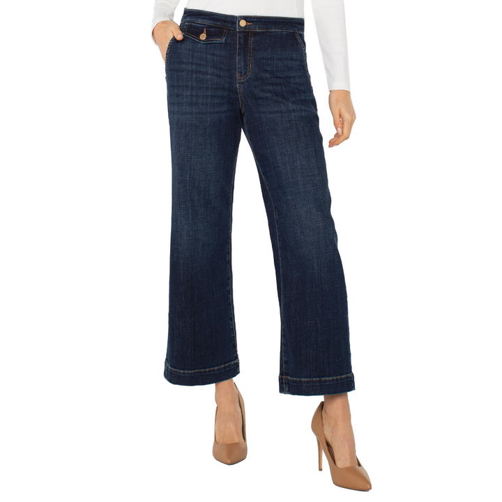 Liverpool Stride Wide Leg Trouser