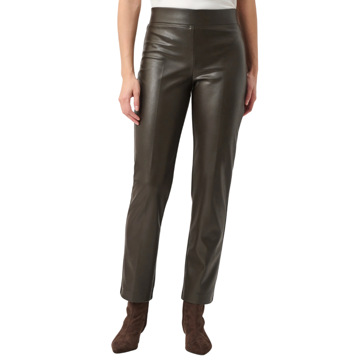 Joseph Ribkoff Leatherette Straight Pants