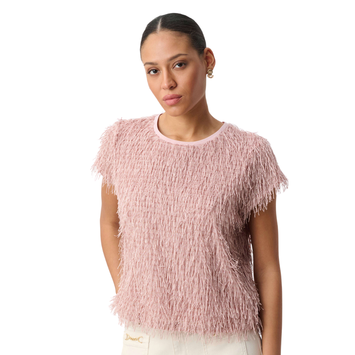 Joseph Ribkoff Novelty Fringe Top
