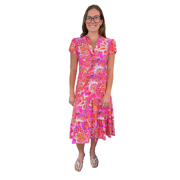 Jude Connally Libby Dress Stained Glass