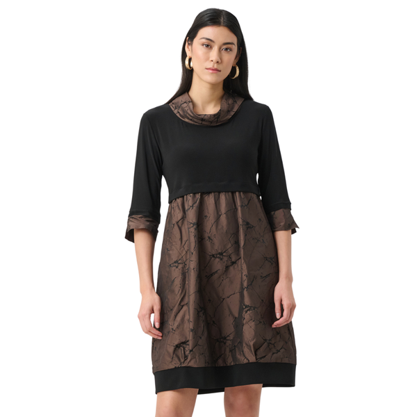 Joseph Ribkoff Jacquard Knit Cocoon Dress