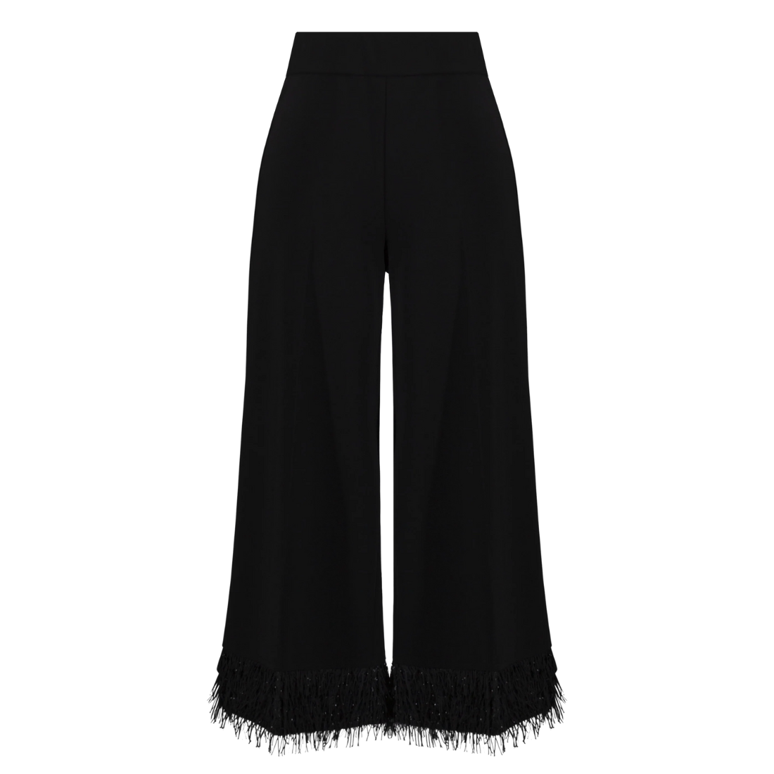 Joseph Ribkoff Novelty Knit Fringe Hem Pant