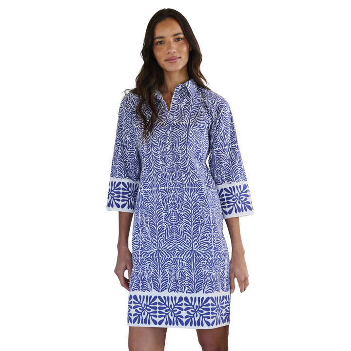 Bella Tu Charlie Dress Coral Navy