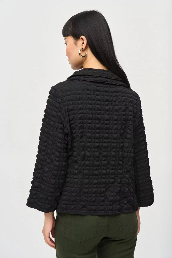 Joseph Ribkoff Black Bubble Jacket