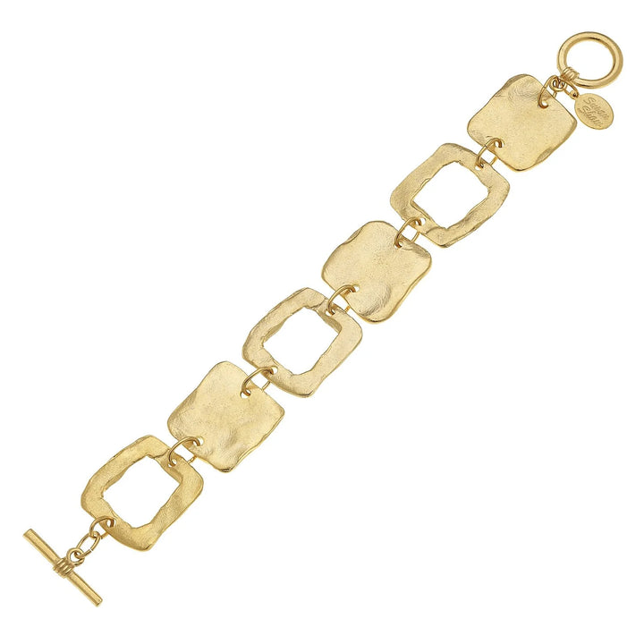 Susan Shaw Square Links Bracelet