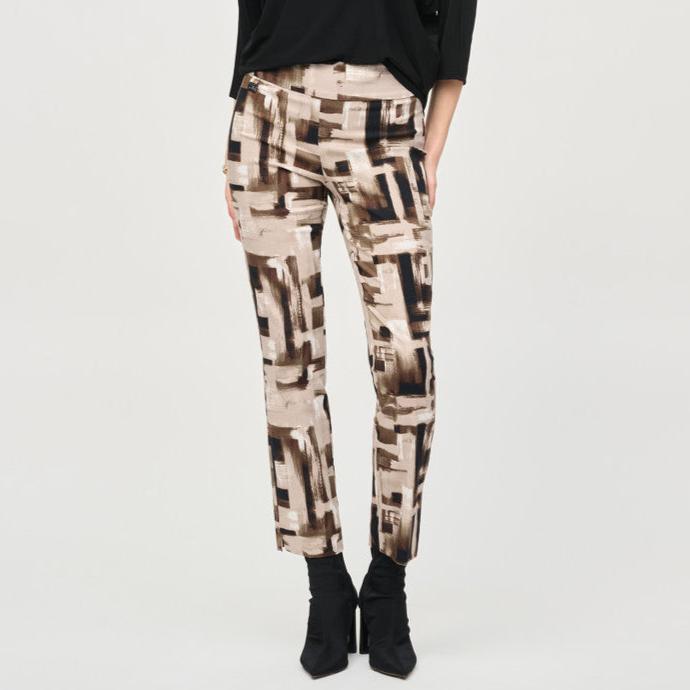 Joseph Ribkoff Abstract Pull On Pant