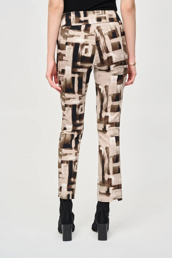 Joseph Ribkoff Abstract Pull On Pant