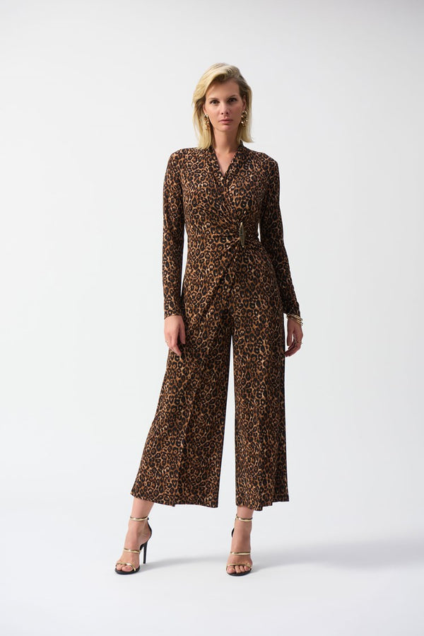 Joseph Ribkoff Silky Animal Jumpsuit