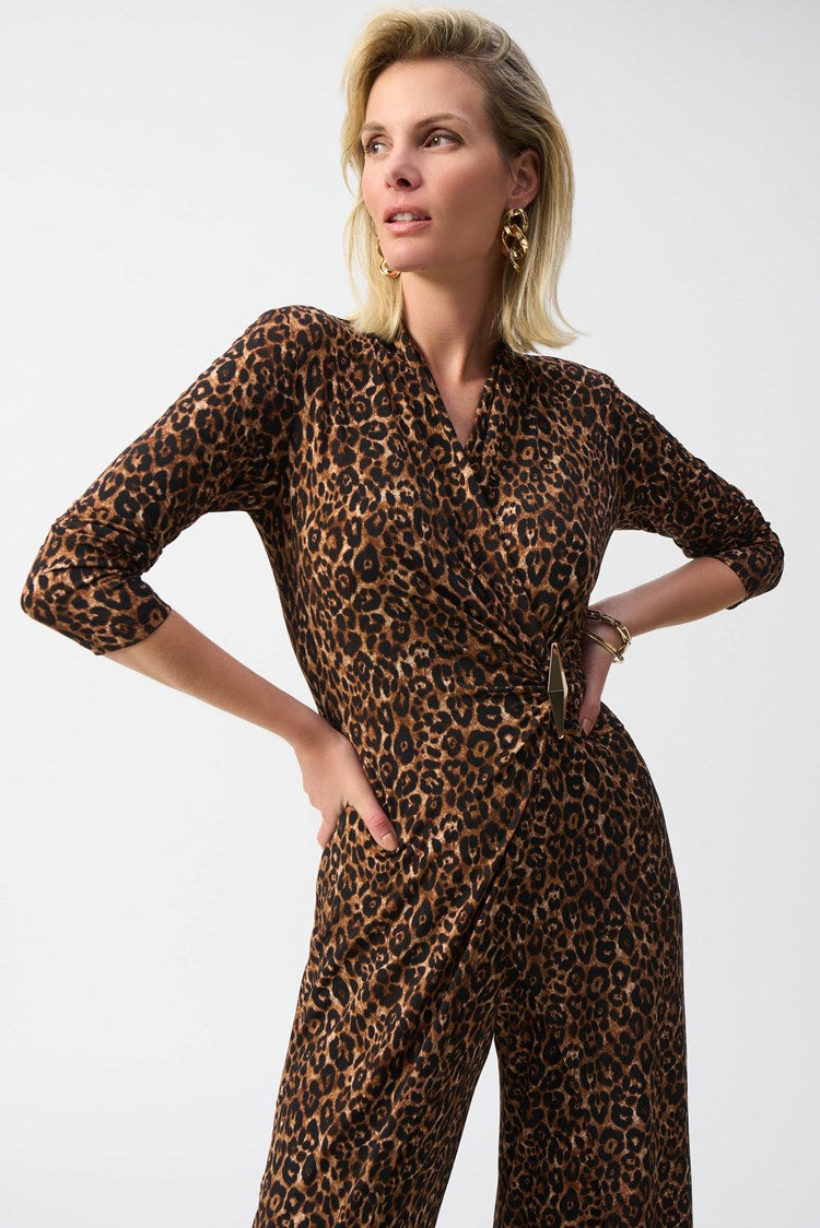 Joseph Ribkoff Silky Animal Jumpsuit