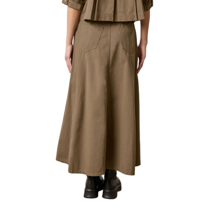 Lilla P Seamed Maxi Skirt