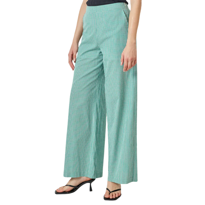 Glinda Green Gingham Pant