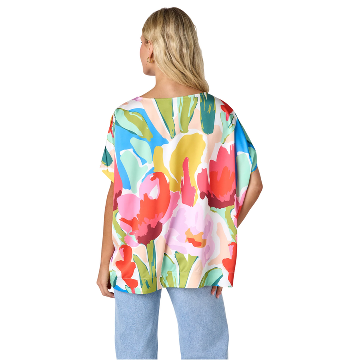Crosby Maxine Tunic Painted Petals