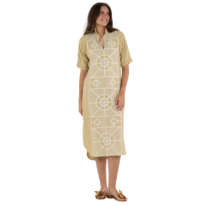 Emily McCarthy Poppy Caftan Trellis