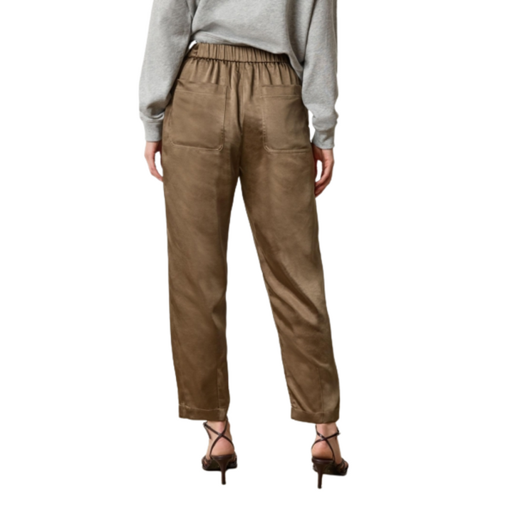 Lilla P Satin Fly Front Pant
