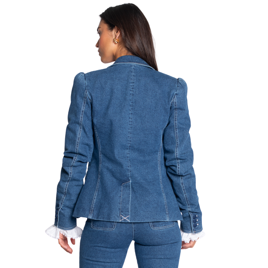 Elizabeth James Elizabeth Denim Blazer