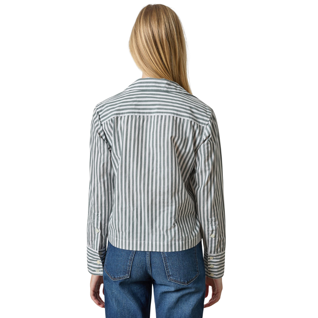 Lilla P Straight Short Button Down