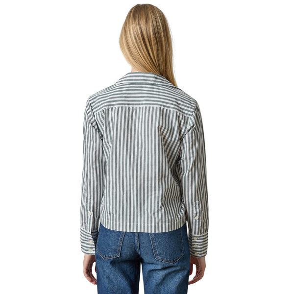 Lilla P Straight Short Button Down