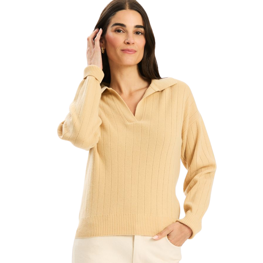 Tyler Boe Emerson Cashmere Polo