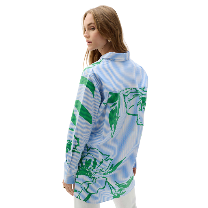 Joseph Ribkoff Stripe Floral Blouse