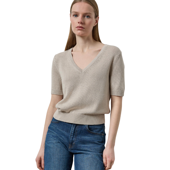 Lilla P Sparkle Short Sleeve Sweater