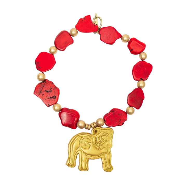 Hidden Truth Bulldog Nugget Necklace