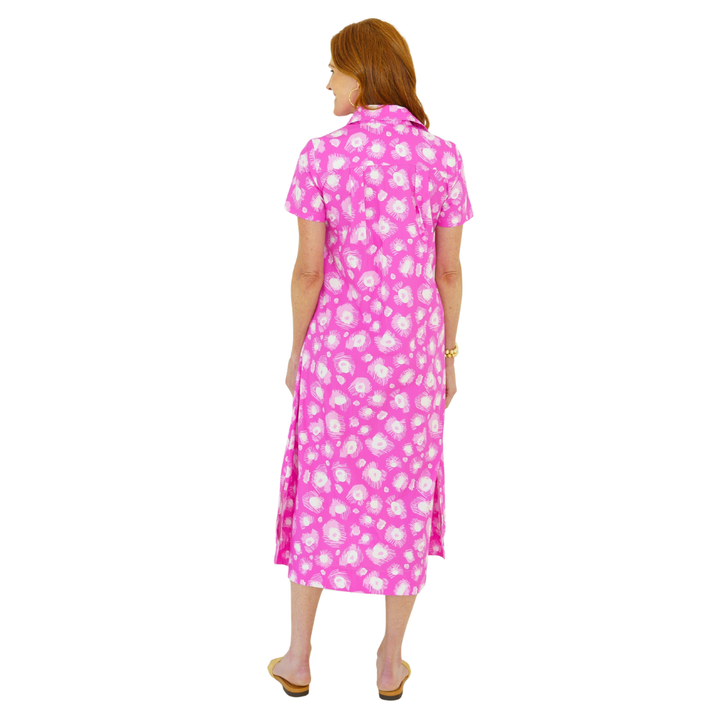 Caryn Lawn Millie Burst Dress Pink