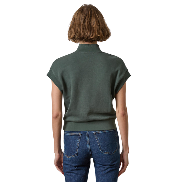 Lilla P Zip Mock Neck
