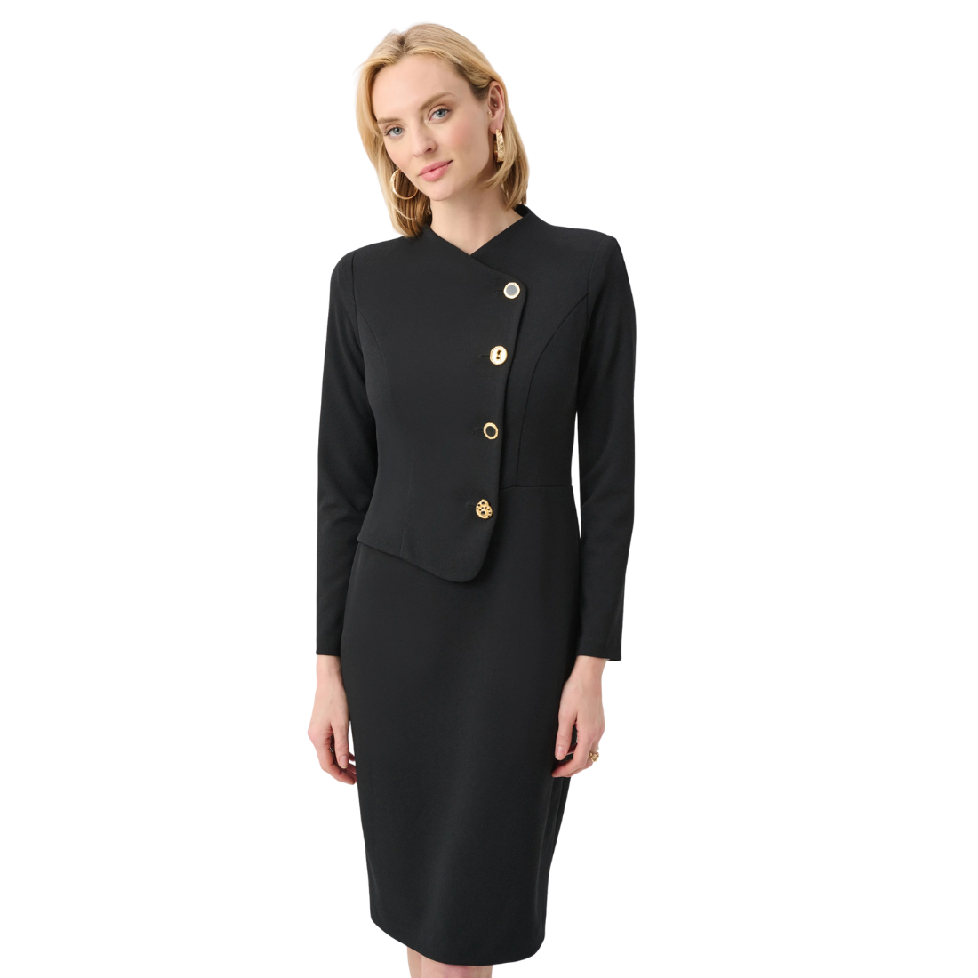 Joseph Ribkoff Scuba Crepe Sheath Dress