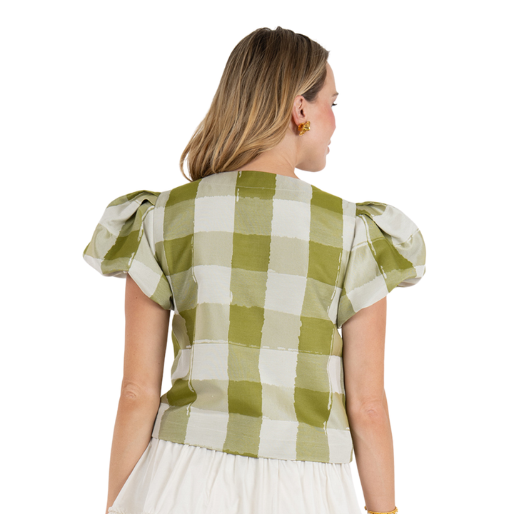 Emily McCarthy Isabella Top Gingham