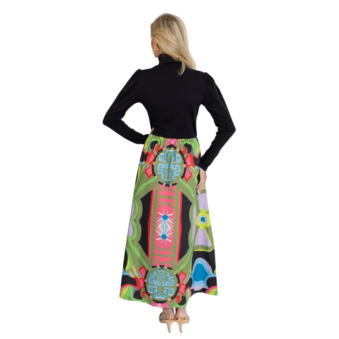 House of MBR Keaton Turtleneck Dress