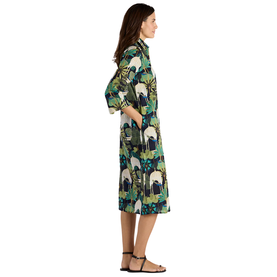 Jude Connally Kallan Dress Peacock Garden