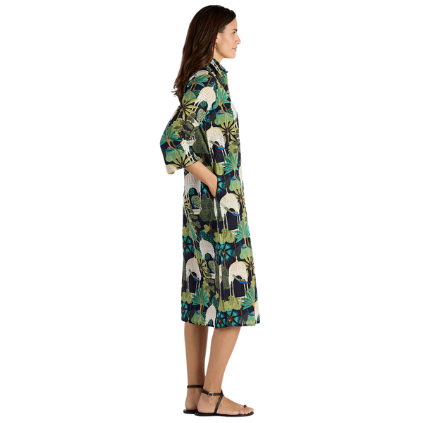 Jude Connally Kallan Dress Peacock Garden