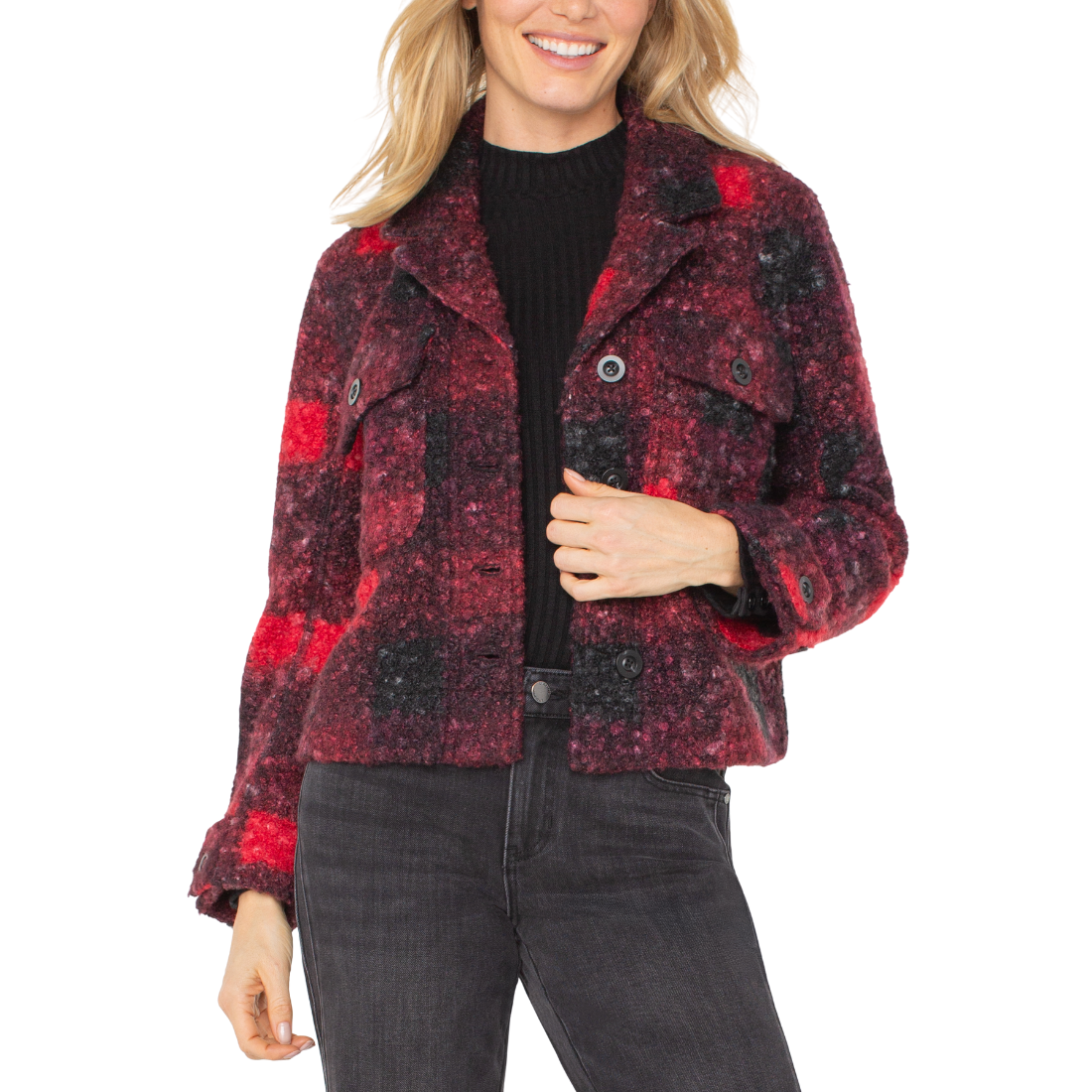 Liverpool Button Front Boxy Shacket