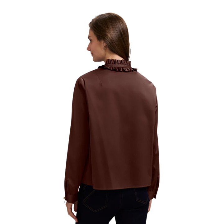 Foxcroft Colette Ruffle Top