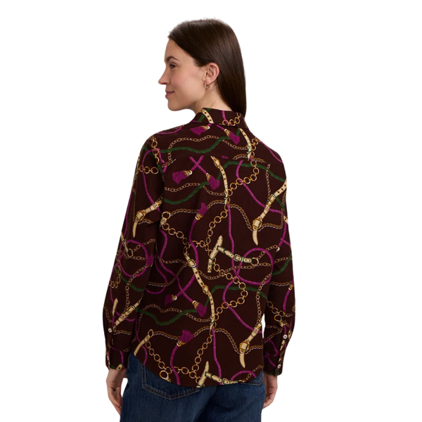 Foxcroft Hampton Corduroy Top