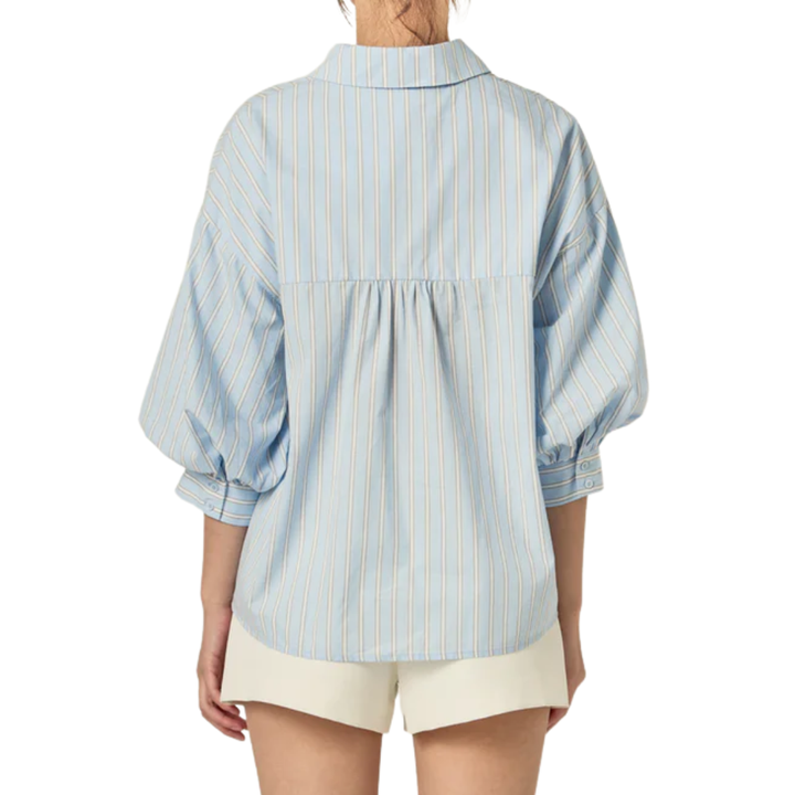 Sky Stripe Balloon Top